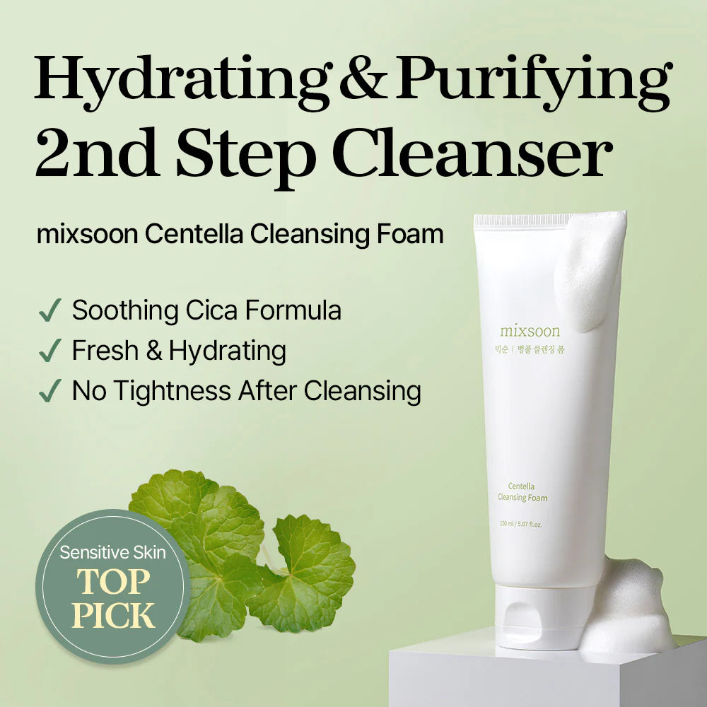MIXSOON - Centella Cleansing Foam