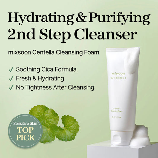 MIXSOON - Centella Cleansing Foam