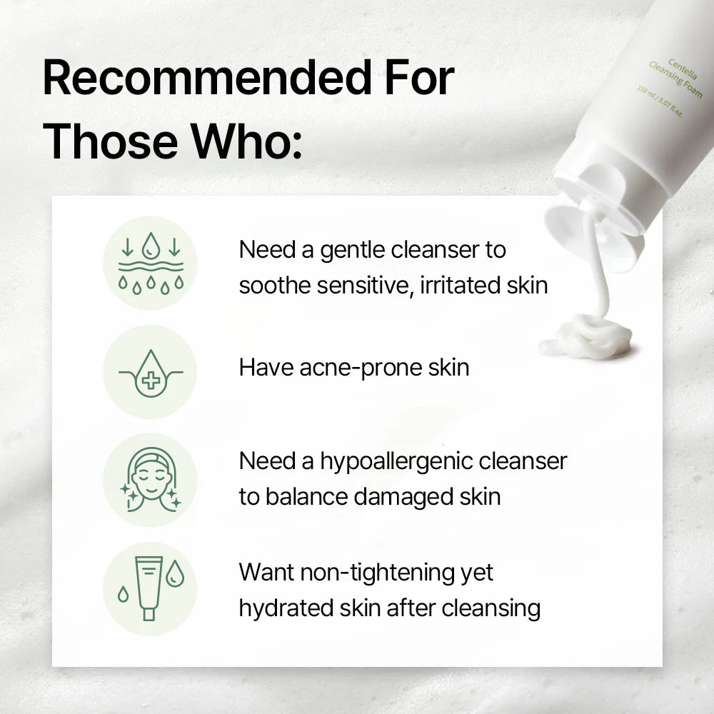 MIXSOON - Centella Cleansing Foam