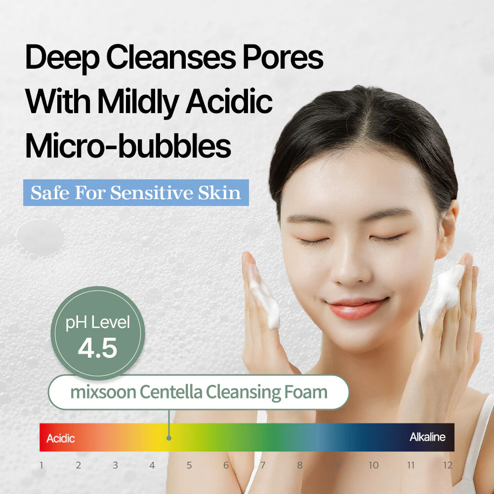 MIXSOON - Centella Cleansing Foam