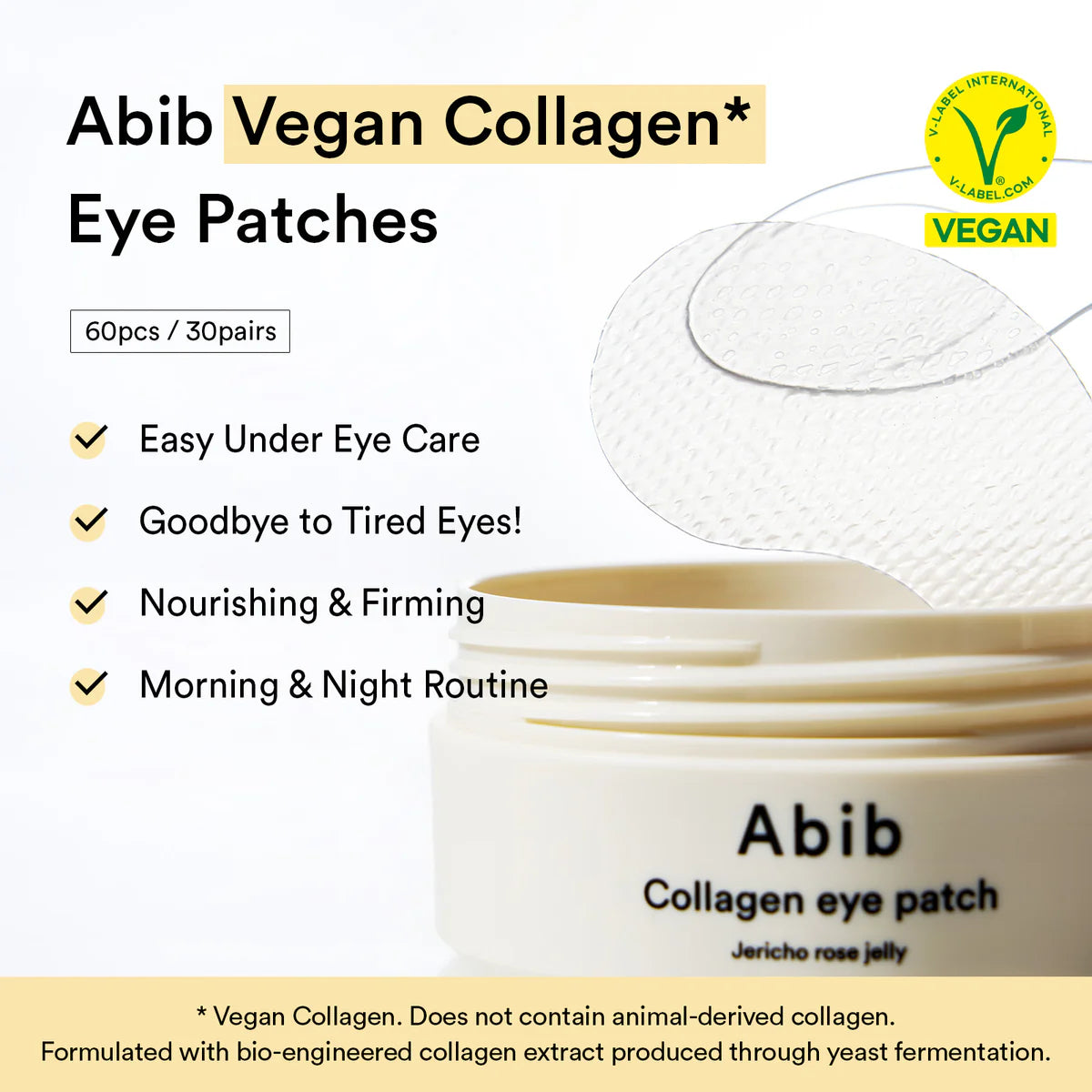Abib - Vegan Collagen Eye Patch Jericho Rose Jelly